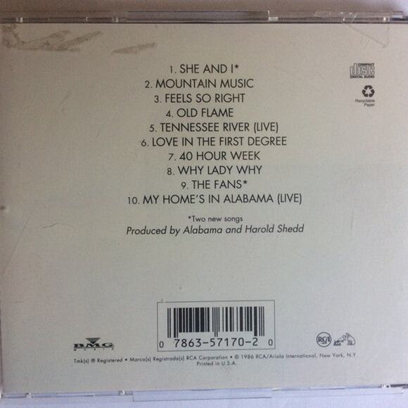 Alabama - Alabama Greatest Hits (CD, Comp, RE) - Picture 4 of 5